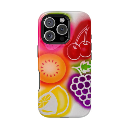 MagSafe "Beeren-süß" Airbrush iPhone-Hülle