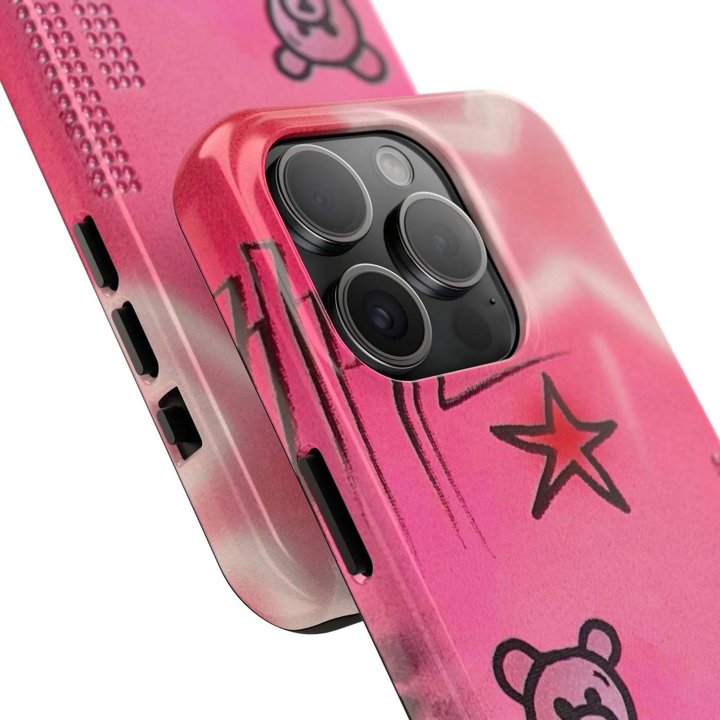 "teddy bear" airbrush iPhone case