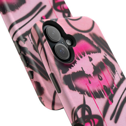 MagSafe "glossy pout" airbrush iPhone case