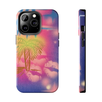 "glowy night" airbrush iPhone case