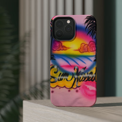 MagSafe "sunkissed" airbrush iPhone case