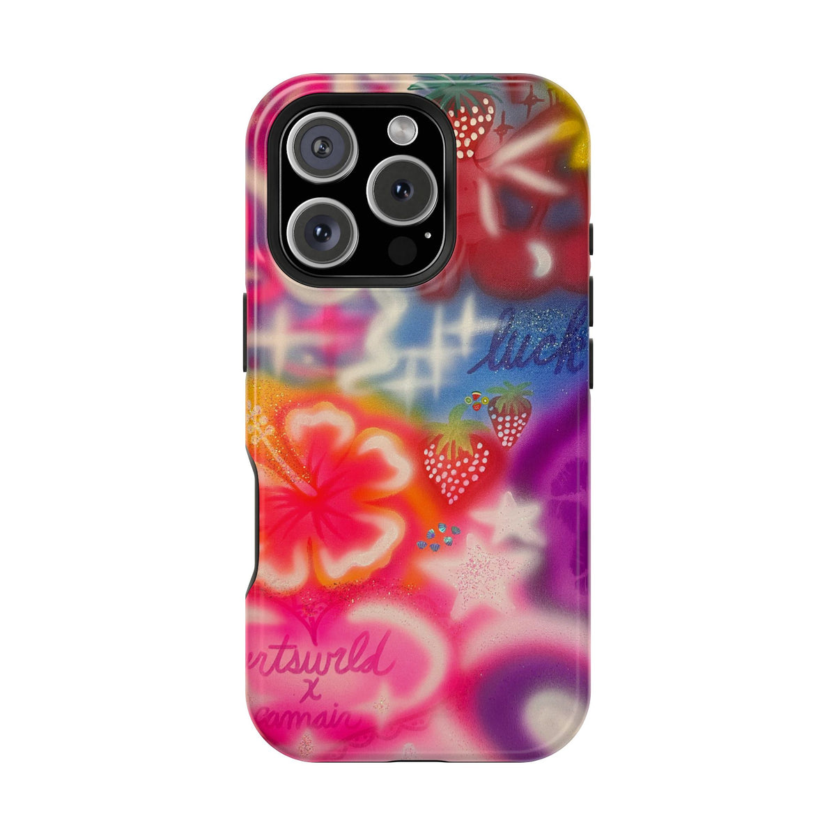 MagSafe „luck & luv“ Airbrush iPhone-Hülle