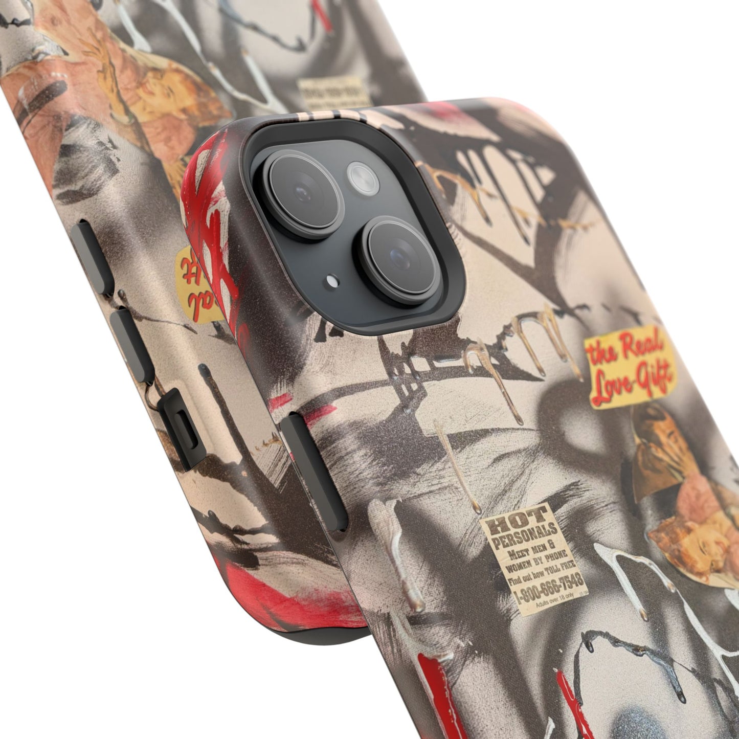MagSafe "real love" airbrush iPhone case