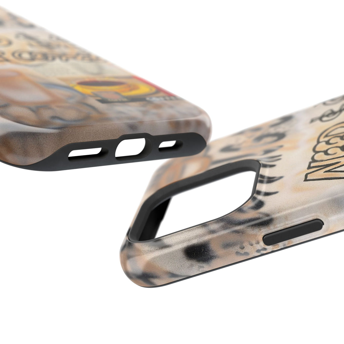 MagSafe "need $$ for coffee" airbrush iPhone case