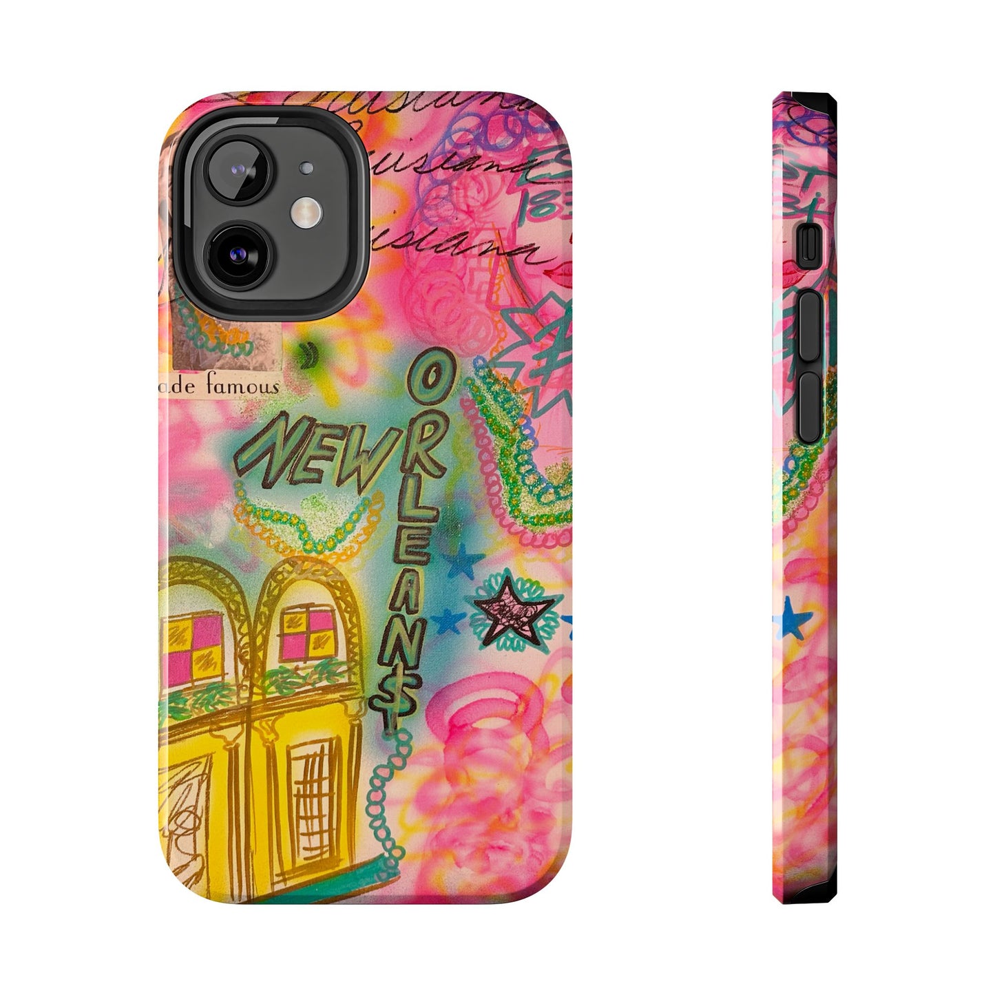 "new orleans, la" airbrush iPhone case