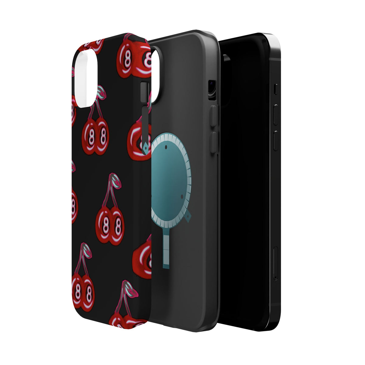 MagSafe "cami cherry" airbrush iPhone case