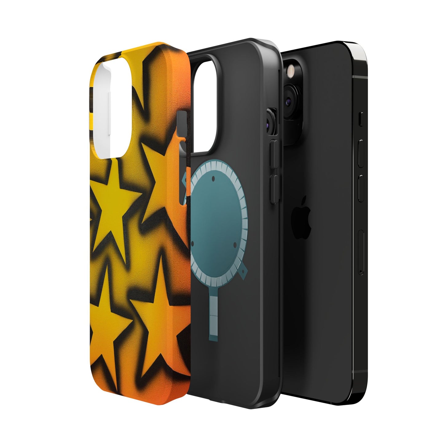 MagSafe „DU BIST EIN STAR!“ Airbrush iPhone Hülle