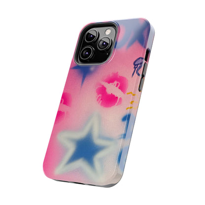 "star symbol" airbrush iPhone case
