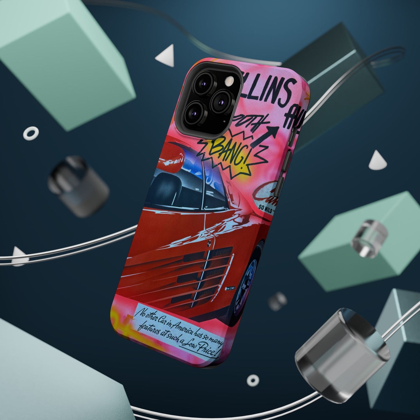 MagSafe "miami momentos" airbrush iPhone case