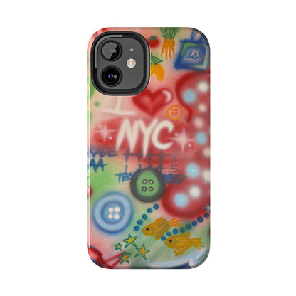 "i <3 NYC" airbrush iPhone case