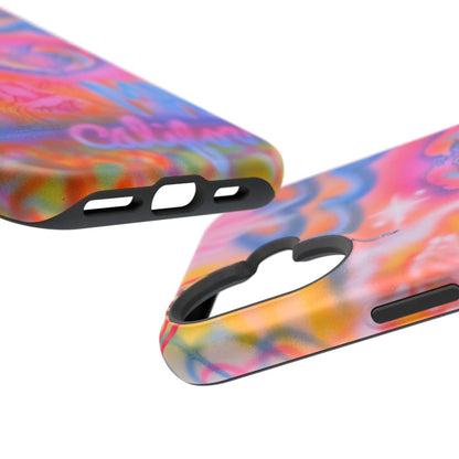 "mornings in malibu" MagSafe airbrush iPhone case