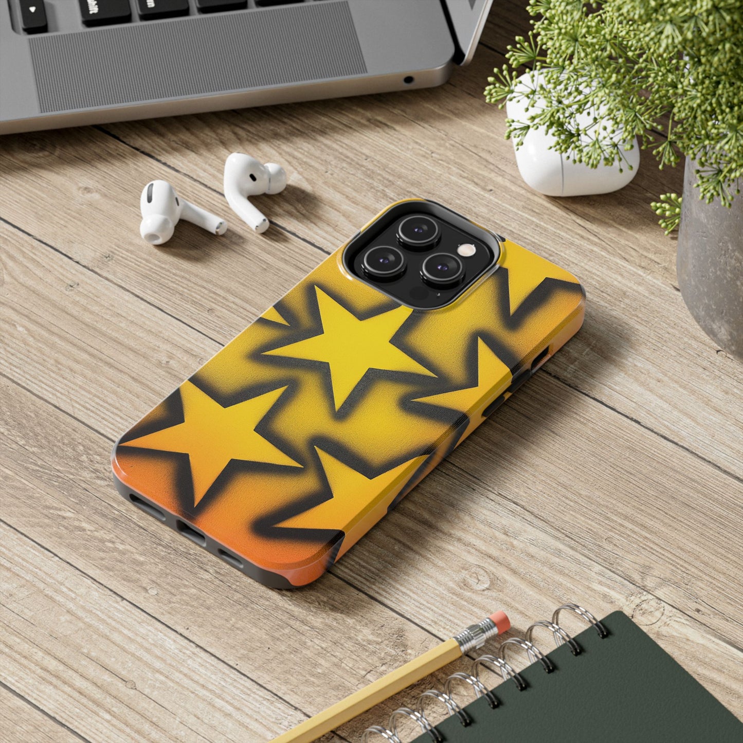 "UR A STAR!" airbrush iPhone case