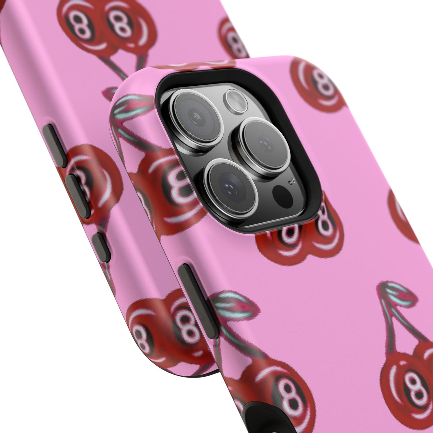 MagSafe "cami cherry pink" Airbrush iPhone Hülle
