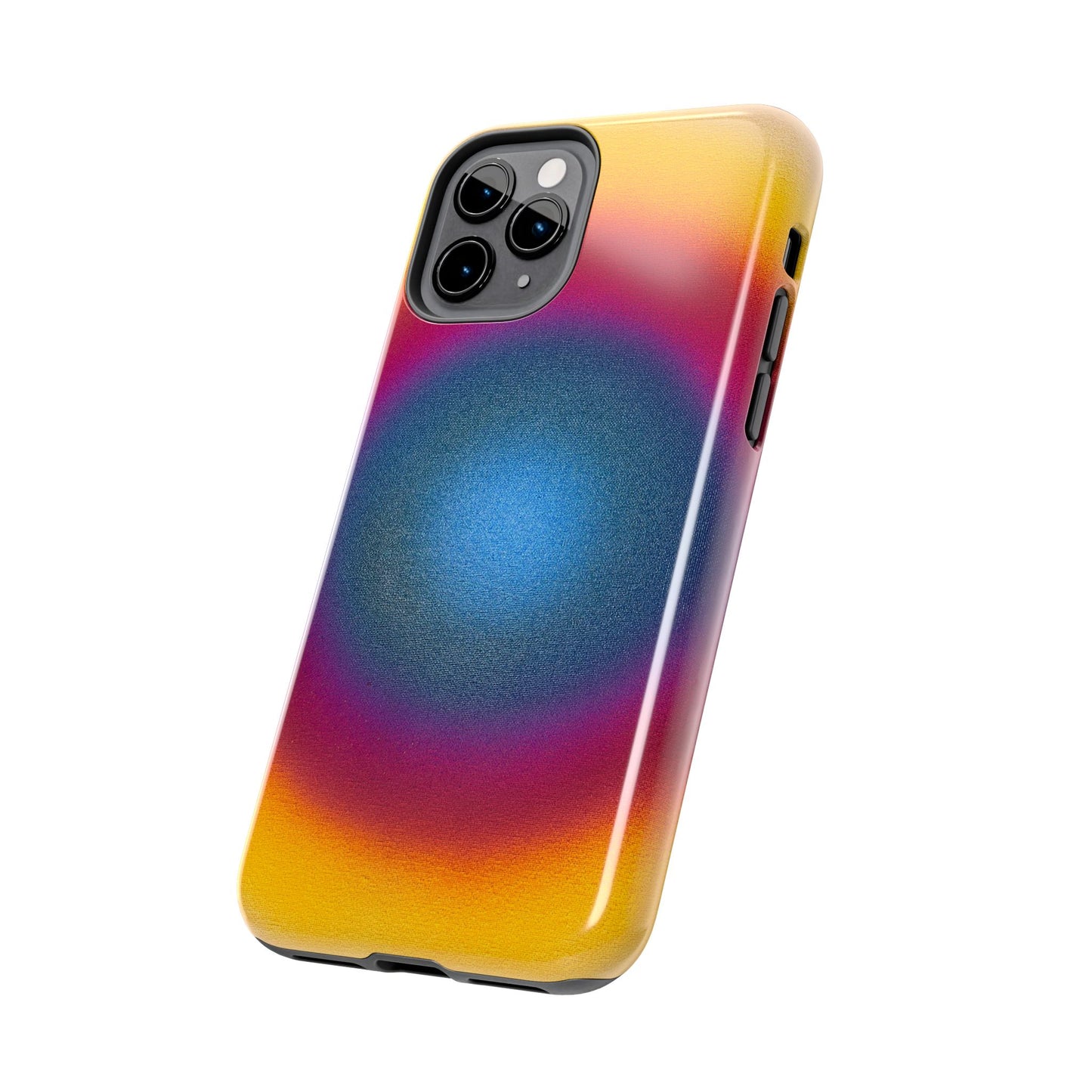 "blue raspberry aura" airbrush iPhone case