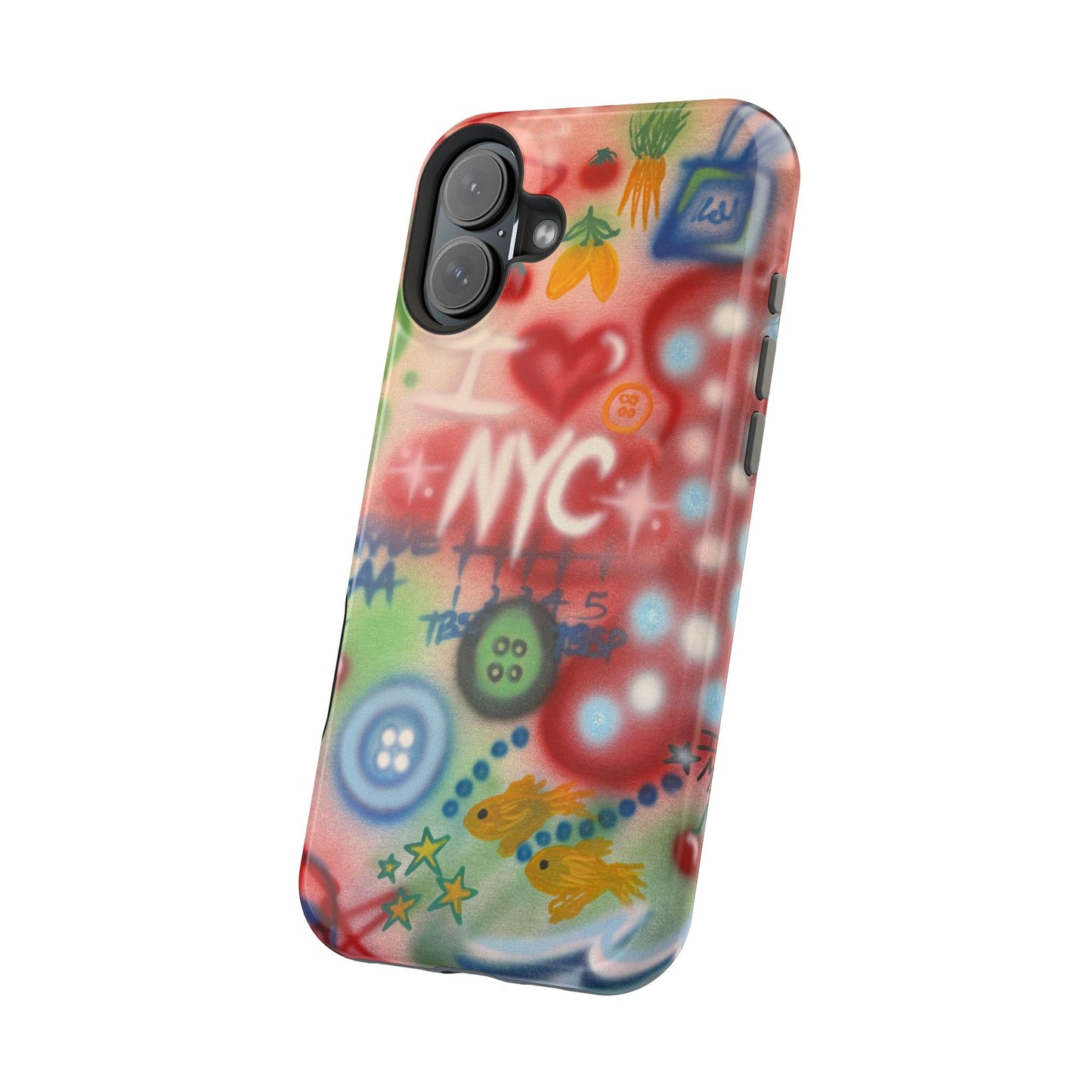 MagSafe "i <3 NYC" airbrush iPhone case