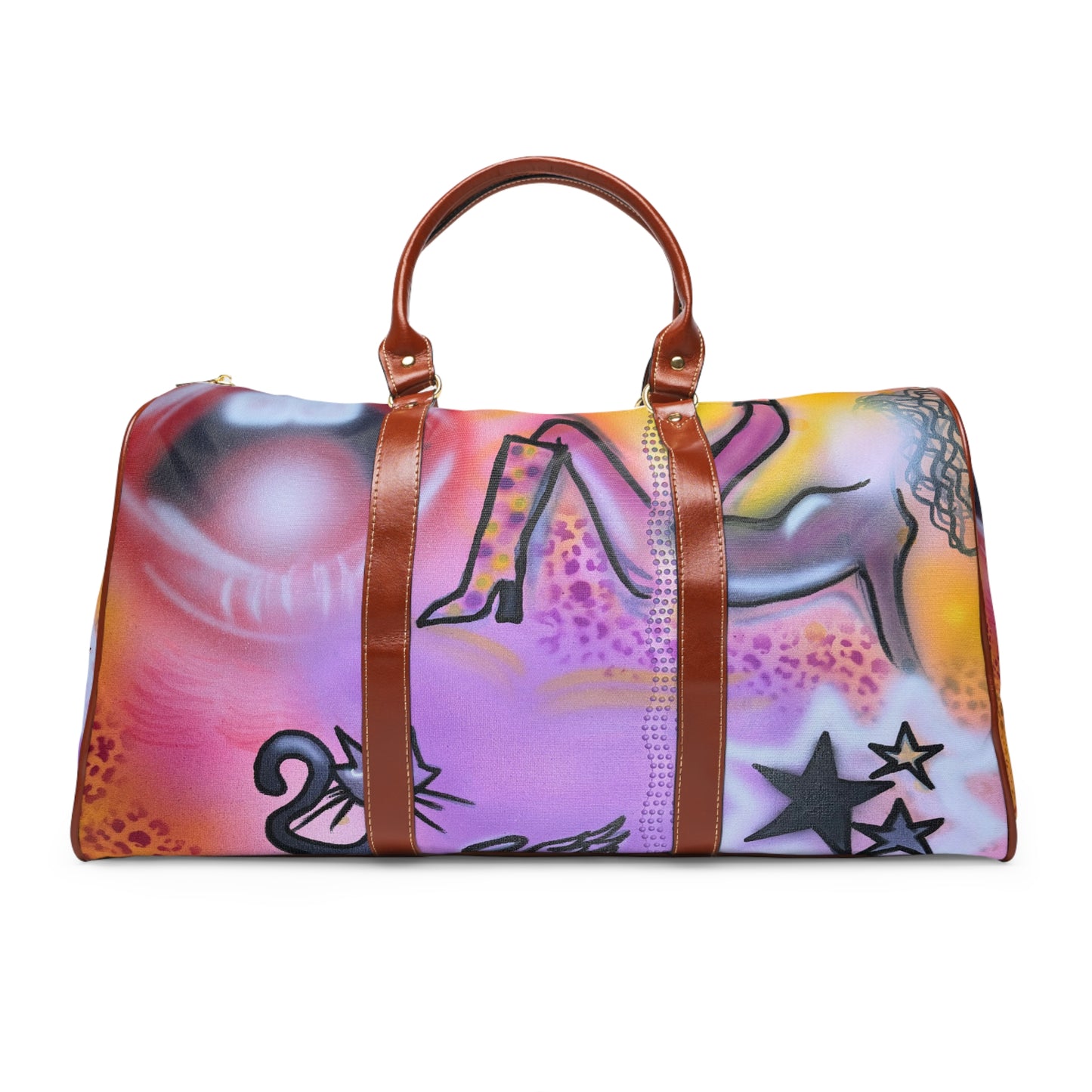 x @mayacain airbrush waterproof travel bag