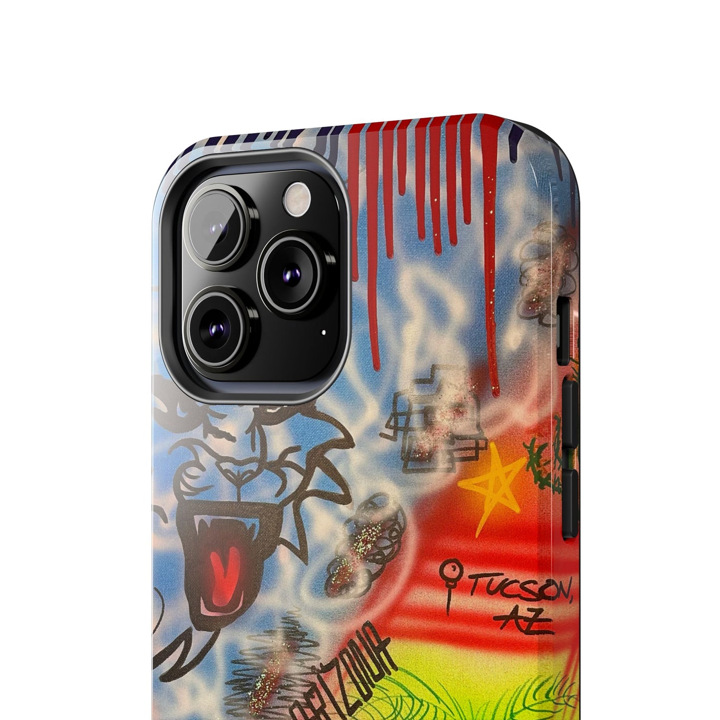 "tucson, arizona pt. 2" airbrush iPhone case