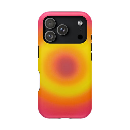 MagSafe "Pink Lemonade Aura" Airbrush iPhone Case