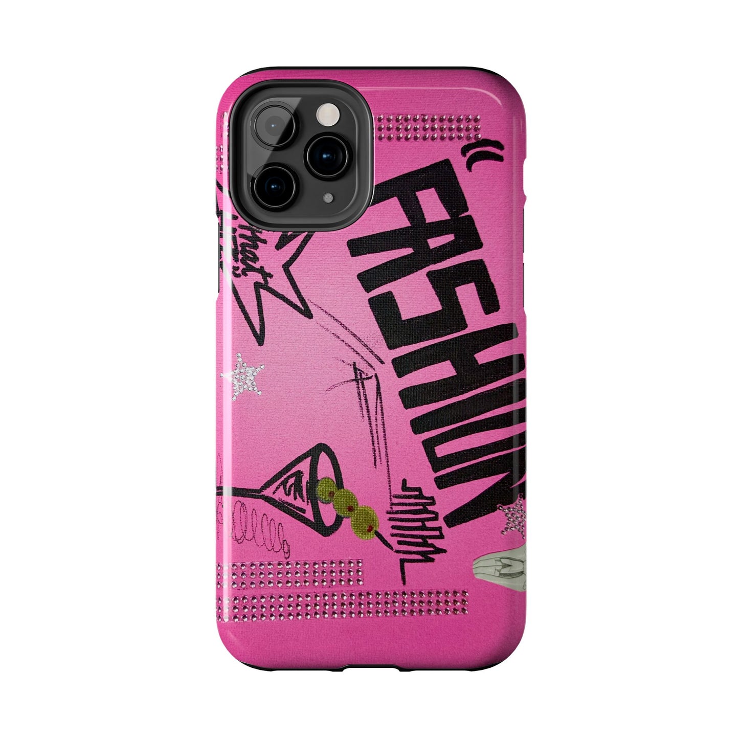 "high fashion pt. 2" airbrush iPhone case