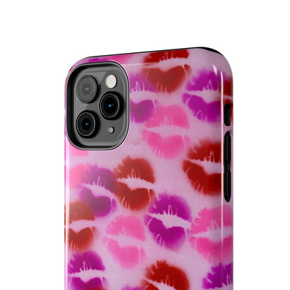 "mwah" airbrush iPhone case
