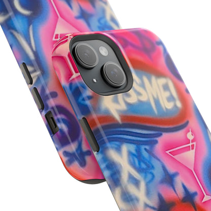 MagSafe "kiss me pt. 2" Airbrush iPhone Hülle