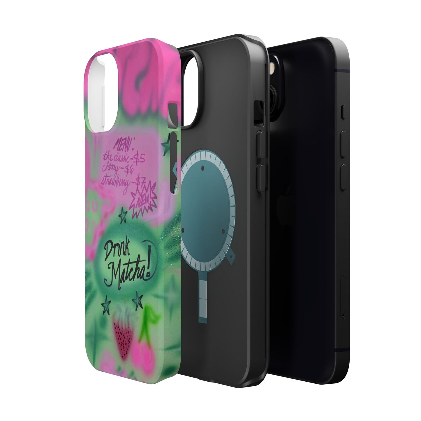 MagSafe "matcha!" airbrush iPhone case