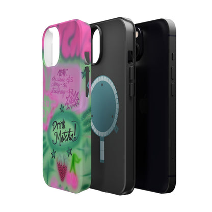 MagSafe "matcha!" airbrush iPhone case