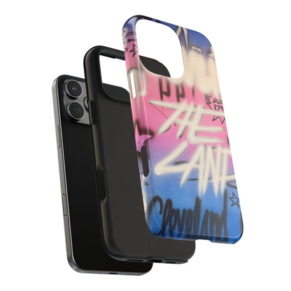"cleveland" airbrush iPhone case