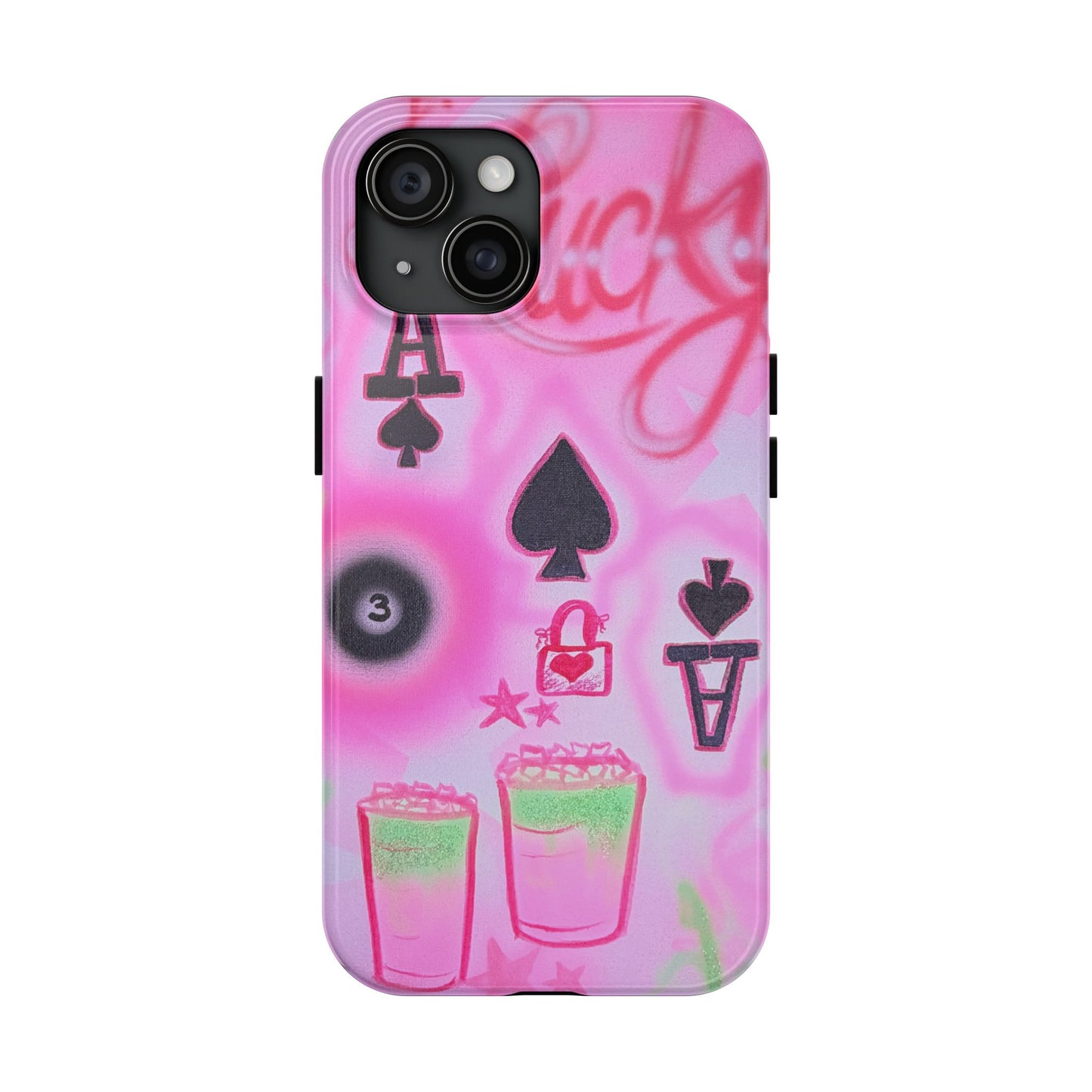 "lucky ace" airbrush iPhone case