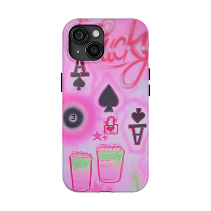 "lucky ace" airbrush iPhone case
