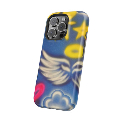 MagSafe "celestial halo" airbrush iPhone case