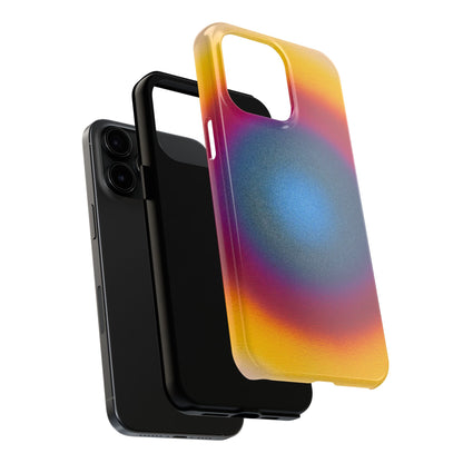 "blue raspberry aura" airbrush iPhone case