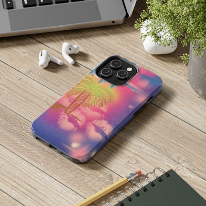 "glowy night" airbrush iPhone case