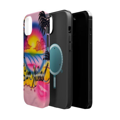 MagSafe "sunkissed" airbrush iPhone case