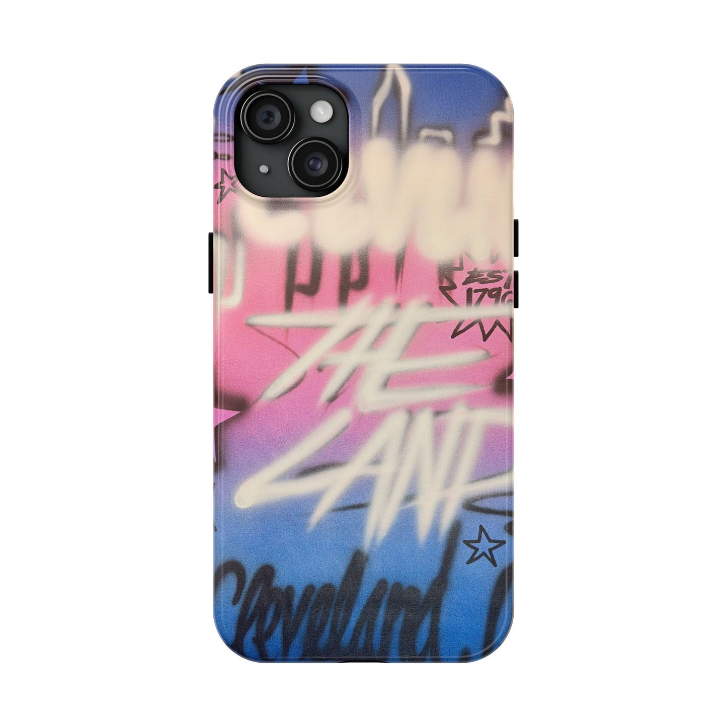 "cleveland" airbrush iPhone case
