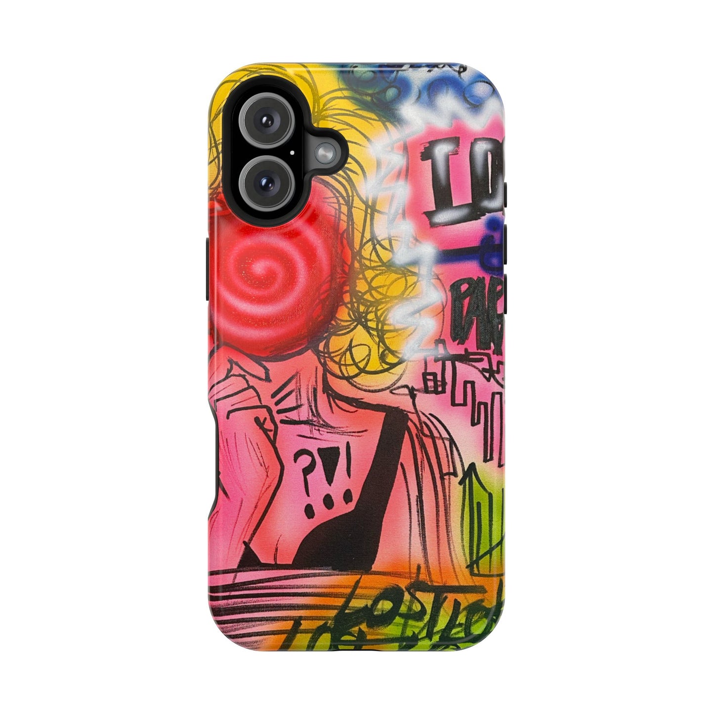 MagSafe „Lost in Paradise“ Airbrush-iPhone-Hülle