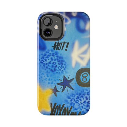 "brilliant blues" airbrush iPhone case