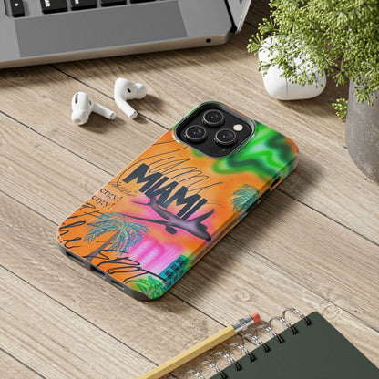 "miami, fl" airbrush iPhone case