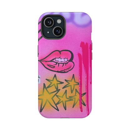 MagSafe "star drip" airbrush iPhone case