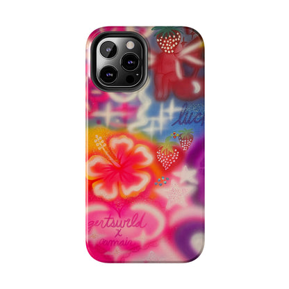 "luck and luv" airbrush iPhone case