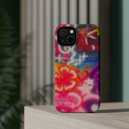 MagSafe „luck & luv“ Airbrush iPhone-Hülle