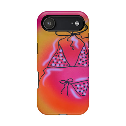 MagSafe "glitter bikini" airbrush iPhone case