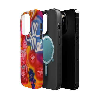 MagSafe "CALL ME!" airbrush iPhone case