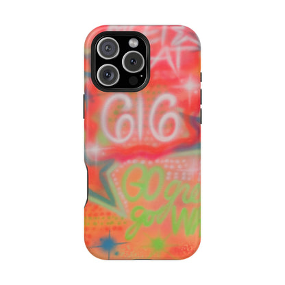 MagSafe custom @msualphaphi airbrush iPhone case