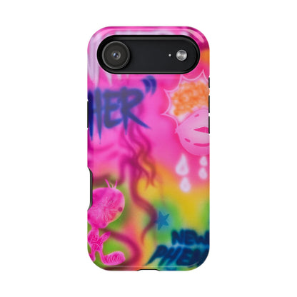 MagSafe "wanted" airbrush iPhone case