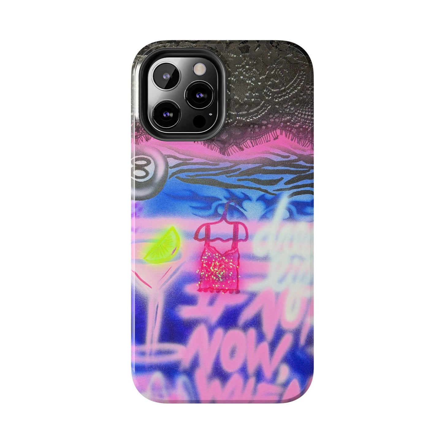 "dream life pt. 2" airbrush iPhone case