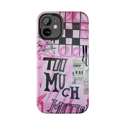 "too much motion" airbrush iPhone case