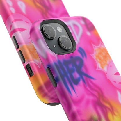 MagSafe "wanted" airbrush iPhone case