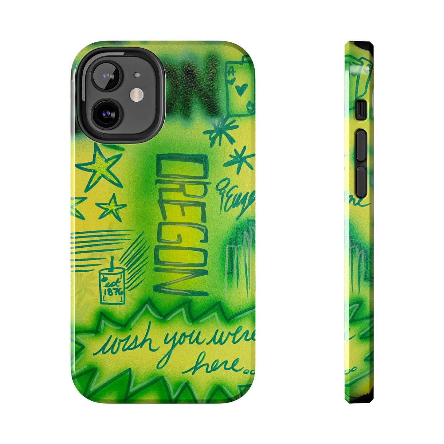 "oregon" airbrush iPhone case