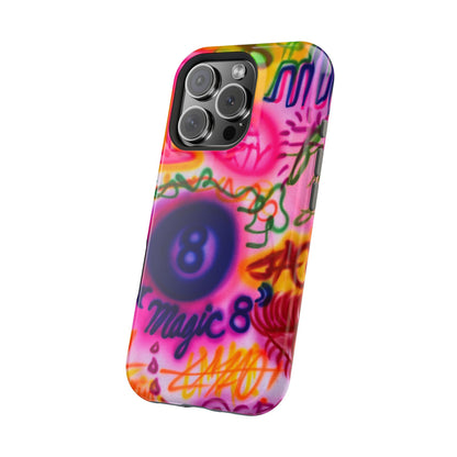MagSafe "farbenfrohes Chaos" Airbrush-iPhone-Hülle